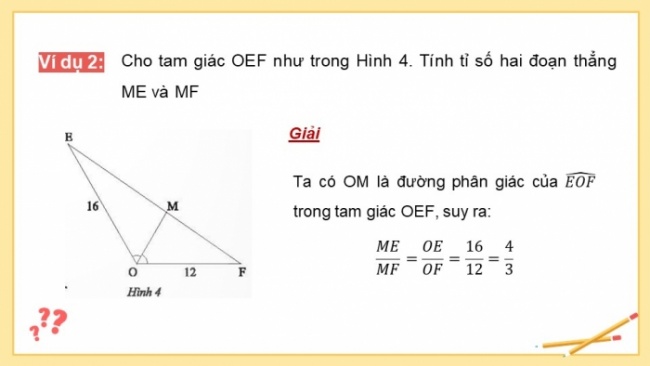 Soạn giáo án điện tử Toán 8 CTST Chương 7 Bài 3: Tính chất đường phân giác của tam giác