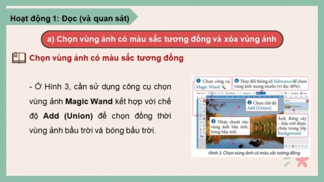 Soạn giáo án điện tử Tin học 8 CTST Bài 9B: Ghép ảnh