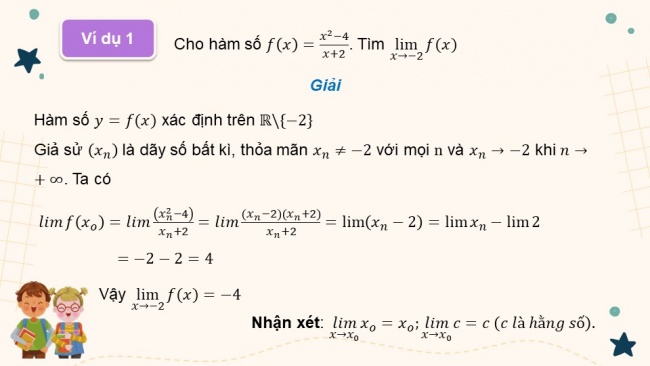 Soạn giáo án điện tử toán 11 CTST Chương 3 Bài 2: Giới hạn của hàm số