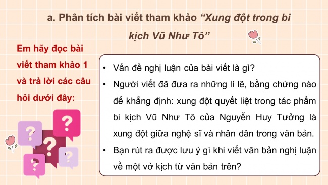 Soạn giáo án điện tử ngữ văn 11 CTST Bài 5: Viết văn bản nghị luận về một tác phẩm nghệ thuật