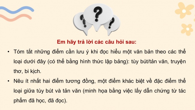 Soạn giáo án điện tử ngữ văn 11 CTST Ôn tập học kì I