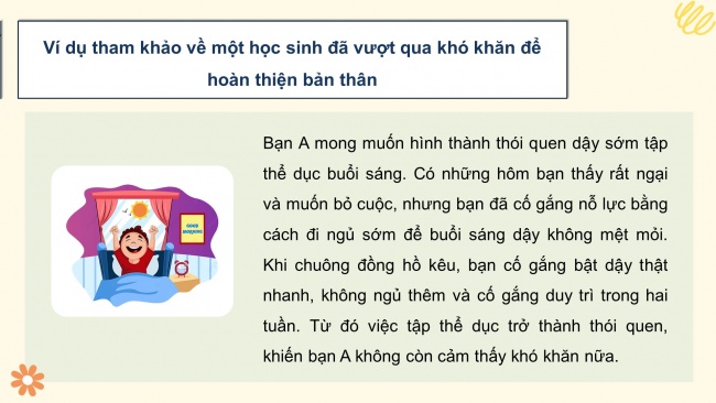 Soạn giáo án điện tử HĐTN 11 CTST bản 1 Chủ đề 1: Phấn đấu hoàn thiện bản thân (P2)