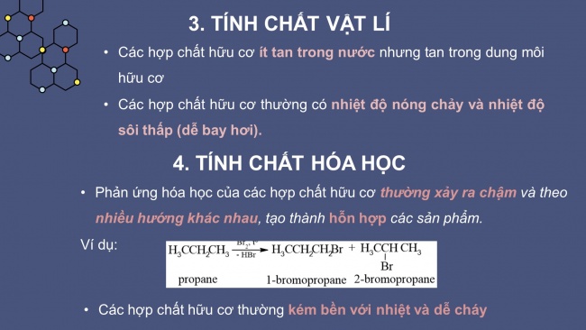 Soạn giáo án điện tử hóa học 11 Cánh diều  Bài 8: Hợp chất hữu cơ và hóa học hữu cơ