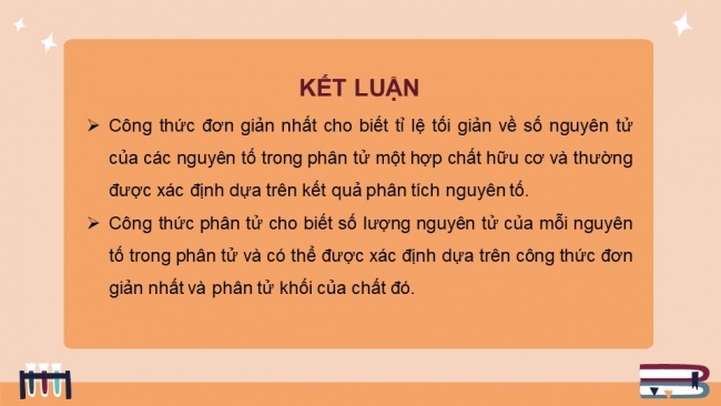 Soạn giáo án điện tử hóa học 11 Cánh diều Bài 10: Công thức phân tử hợp chất hữu cơ