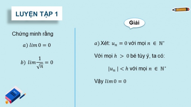 Soạn giáo án điện tử toán 11 Cánh diều Chương 3 Bài 1: Giới hạn của dãy số