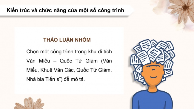 Soạn giáo án điện tử lịch sử và địa lí 4 cánh diều Bài 10: Văn Miếu – Quốc Tử Giám