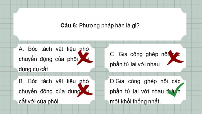 Soạn giáo án điện tử công nghệ cơ khí 11 Cánh diều Ôn tập chủ đề 3