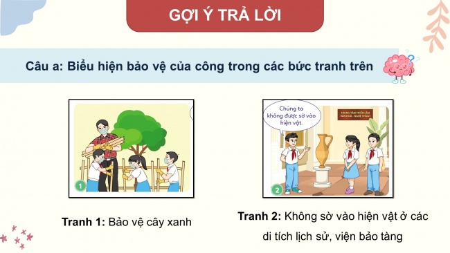 Soạn giáo án điện tử đạo đức 4 cánh diều Bài 8: Em bảo vệ của công