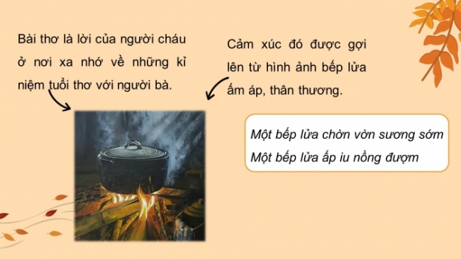 Soạn giáo án điện tử Ngữ văn 8 KNTT Bài 6 Đọc 3: Bếp lửa