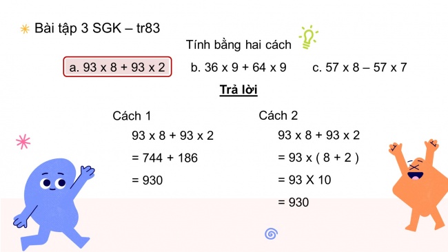 Soạn giáo án điện tử toán 4 cánh diều Bài 35. Luyện tập