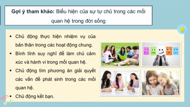 Soạn giáo án điện tử HĐTN 8 KNTT Chủ đề 4 HĐGDTCĐ 3: Rèn luyện sự tự chủ