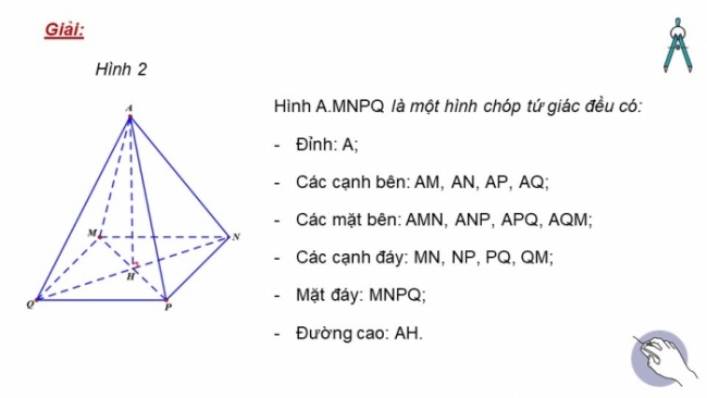 Soạn giáo án điện tử Toán 8 CTST HĐ thực hành trải nghiệm - Hoạt động 1: Dùng vật liệu tái chế gấp hộp quà tặng