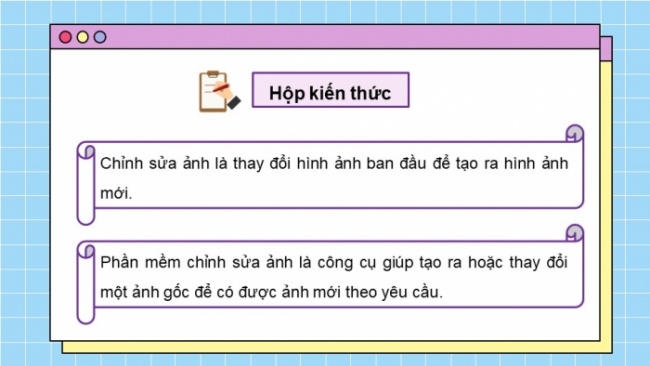 Soạn giáo án điện tử Tin học 8 KNTT Bài 8b: Phần mềm chỉnh sửa ảnh