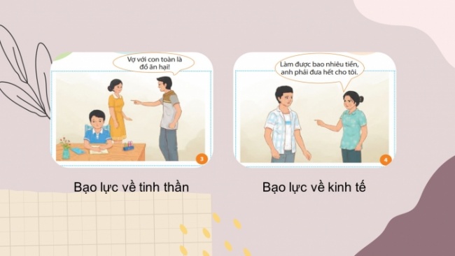 Soạn giáo án điện tử Công dân 8 CTST Bài 7: Phòng, chống bạo lực gia đình