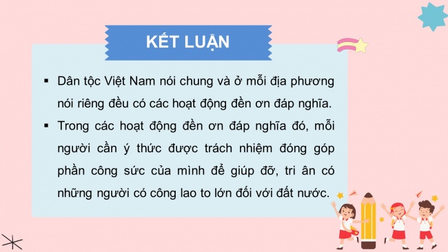 Soạn giáo án điện tử HĐTN 4 cánh diều Tuần 15: Đền ơp đáp nghĩa - Hoạt động 1, 2