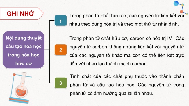 Soạn giáo án điện tử hóa học 11 KNTT Bài 13: Cấu tạo hóa học hợp chất hữu cơ