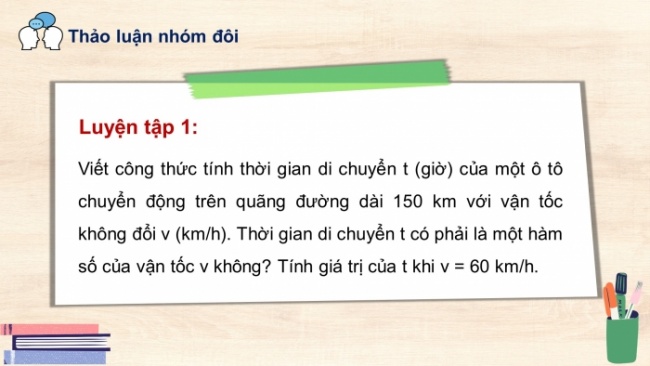 Soạn giáo án điện tử Toán 8 KNTT Bài 27: Khái niệm hàm số và đồ thị của hàm số