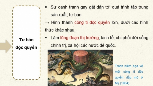 Soạn giáo án điện tử Lịch sử 8 KNTT Bài 10: Sự hình thành chủ nghĩa đế quốc ở các nước Âu - Mỹ (cuối thế kỉ XIX - đầu thế kỉ XX)