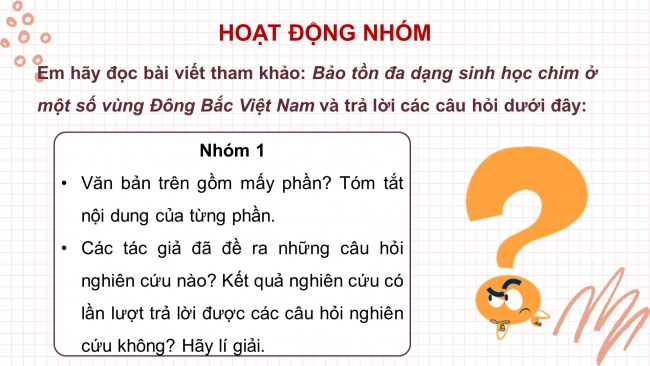 Soạn giáo án điện tử ngữ văn 11 CTST Bài 4: Viết báo cáo nghiên cứu về một vấn đề tự nhiên hoặc xã hội