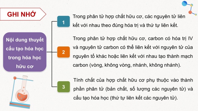 Soạn giáo án điện tử hóa học 11 CTST Bài 11: Cấu tạo hóa học hợp chất hữu cơ