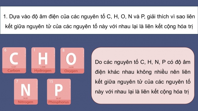 Soạn giáo án điện tử hóa học 11 Cánh diều  Bài 8: Hợp chất hữu cơ và hóa học hữu cơ