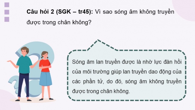 Soạn giáo án điện tử vật lí 11 Cánh diều Chủ đề 2 Bài 2: Sóng dọc và sóng ngang