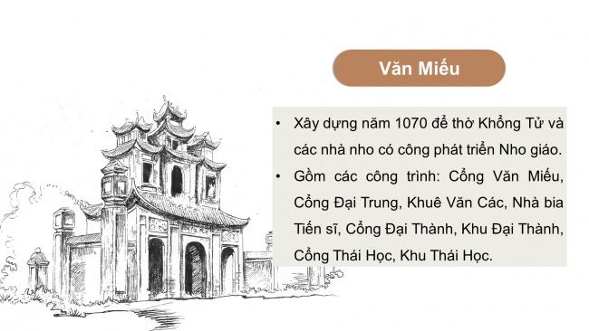 Soạn giáo án điện tử lịch sử và địa lí 4 cánh diều Bài 10: Văn Miếu – Quốc Tử Giám