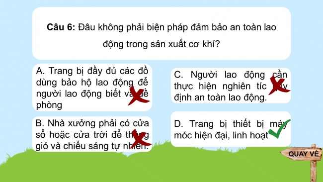 Soạn giáo án điện tử công nghệ cơ khí 11 Cánh diều Ôn tập chủ đề 4