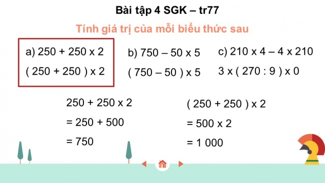 Soạn giáo án điện tử toán 4 cánh diều Bài 31. Nhân với số có một chữ số