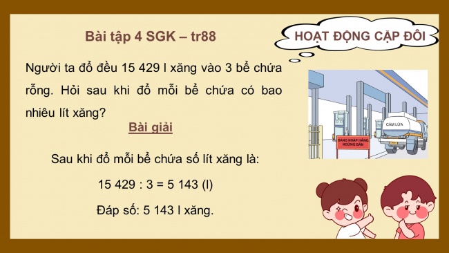 Soạn giáo án điện tử toán 4 cánh diều Bài 38. Chia cho số có một chữ số