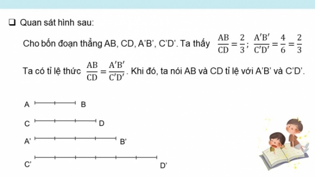 Soạn giáo án điện tử Toán 8 KNTT Bài 15: Định lí Thalès trong tam giác