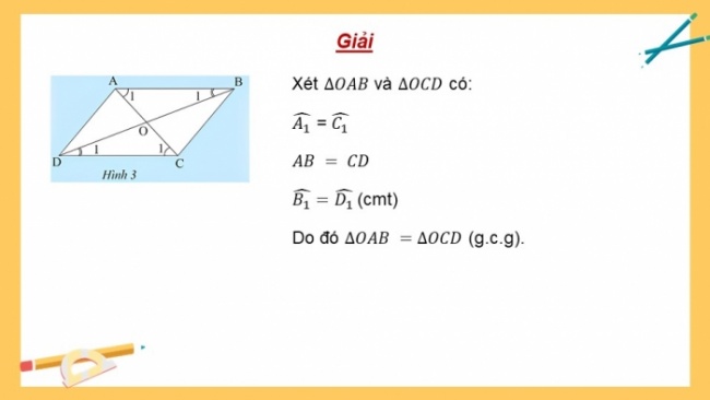 Soạn giáo án điện tử Toán 8 CTST Chương 3 Bài 4: Hình bình hành - Hình thoi