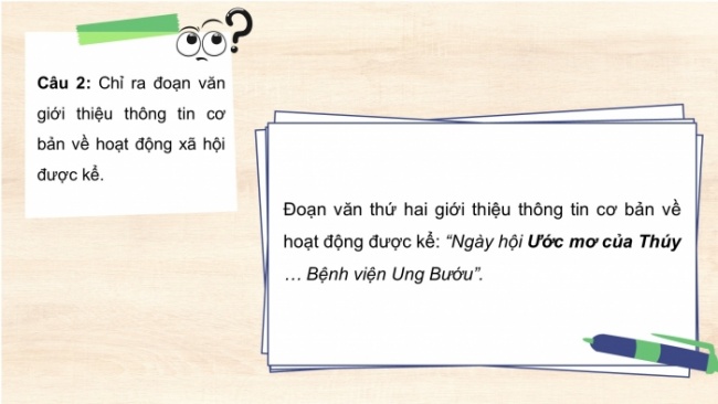 Soạn giáo án điện tử Ngữ văn 8 CTST Bài 4 Viết: Viết bài văn kể lại một hoạt động xã hội