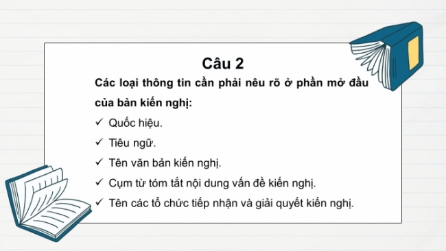 Soạn giáo án điện tử Ngữ văn 8 CTST Bài 5 Viết: Viết văn bản kiến nghị về một vấn đề của đời sống