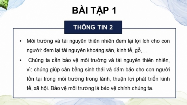 Soạn giáo án điện tử Công dân 8 CTST Bài 5: Bảo vệ môi trường và tài nguyên thiên nhiên