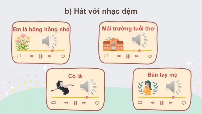 Soạn giáo án điện tử âm nhạc 4 cánh diều Tiết 17: Ôn tập