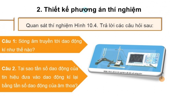 Soạn giáo án điện tử vật lí 11 KNTT Bài 10: Thực hành: Đo tần số của sóng âm