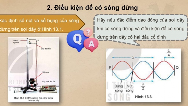 Soạn giáo án điện tử vật lí 11 KNTT Bài 13: Sóng dừng