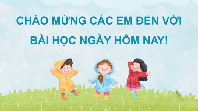 Soạn giáo án điện tử âm nhạc 4 KNTT Tiết 20: Hát: Hạt mưa kể chuyện; Ôn đọc nhạc: Bài số 3