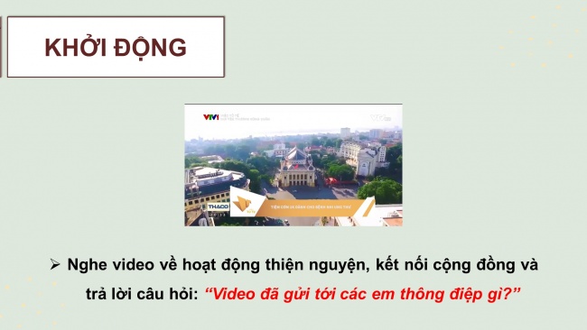 Soạn giáo án điện tử HĐTN 4 cánh diều Tuần 14: Kết nối cộng đồng - Hoạt động 1, 2
