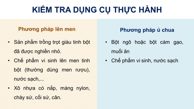 Soạn giáo án điện tử công nghệ chăn nuôi 11 KNTT Bài 10: Thực hành: Chế biến, bảo quản thức ăn cho vật nuôi