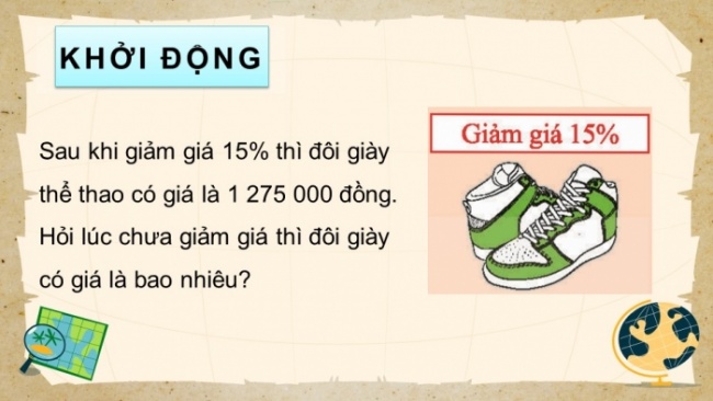 Soạn giáo án điện tử Toán 8 CTST Chương 6 Bài 2: Giải bài toán bằng cách lập phương trình bậc nhất