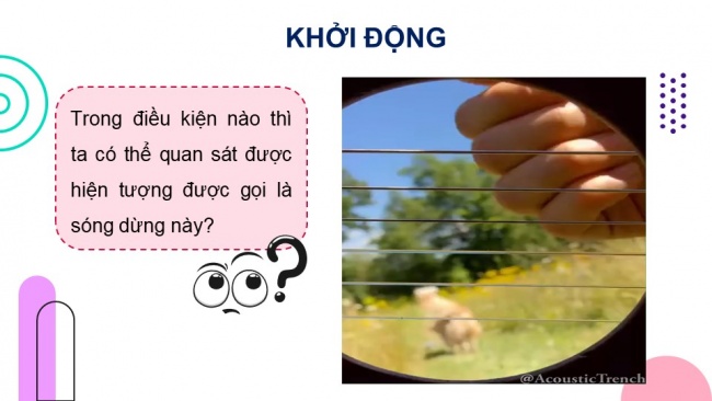 Soạn giáo án điện tử vật lí 11 CTST Bài 9: Sóng dừng