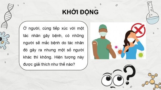 Soạn giáo án điện tử sinh học 11 CTST Bài 12: Miễn dịch ở động vật và người