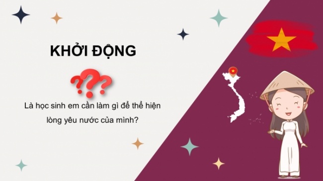 Soạn giáo án điện tử Ngữ văn 8 CTST Bài 6 Đọc 3: Lòng yêu nước của nhân dân ta