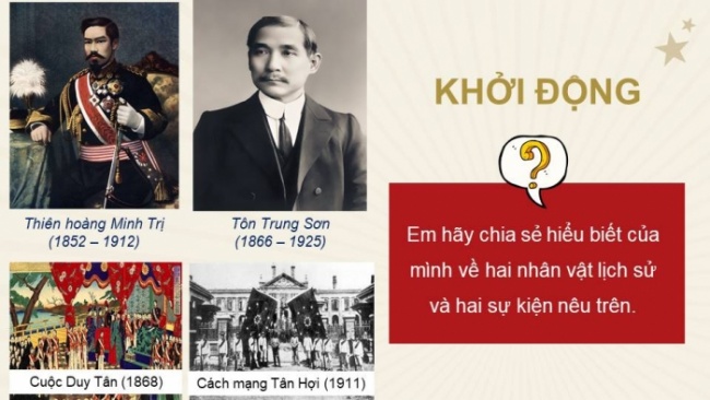 Soạn giáo án điện tử Lịch sử 8 KNTT Bài 14: Trung Quốc và Nhật Bản từ nửa sau thế kỉ XIX đến đầu thế kỉ XX (P1)