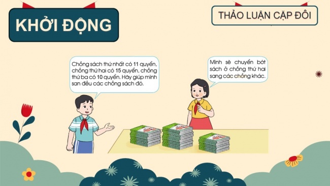 Soạn giáo án điện tử toán 4 cánh diều Bài 28. Tìm số trung bình cộng