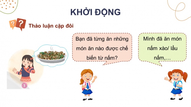 Soạn giáo án điện tử khoa học 4 CTST Bài 20: Nấm ăn và nấm men trong đời sống