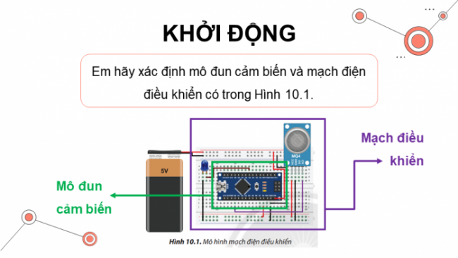 Soạn giáo án điện tử Công nghệ 8 CTST Bài 10: Mạch điện điều khiển