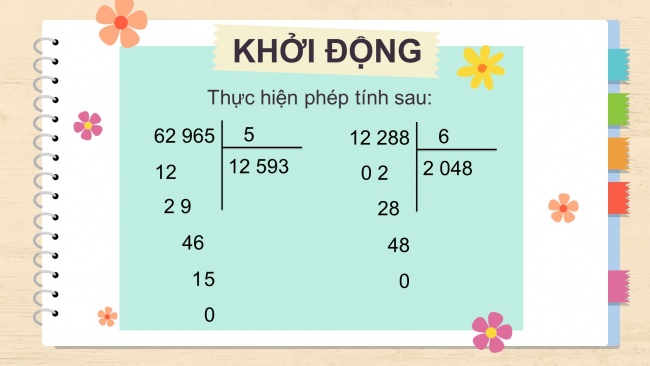 Soạn giáo án điện tử toán 4 cánh diều Bài 40. Chia cho số có hai chữ số